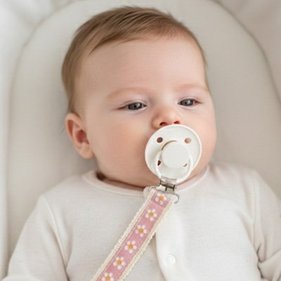 Attache tetine lavable