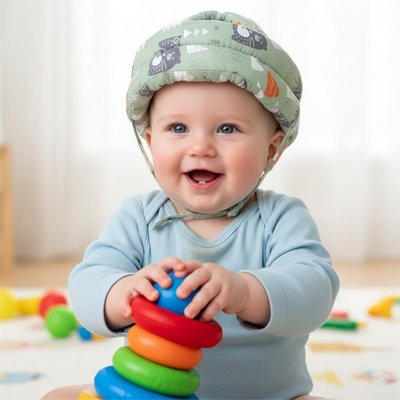 Casque bébé léger ajustable