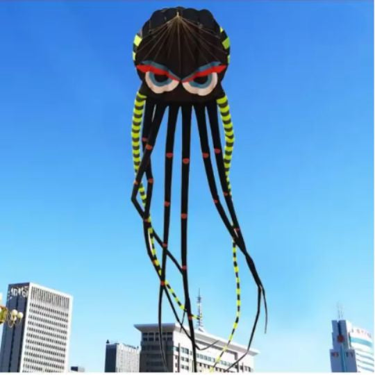 cerf volant flottante noir