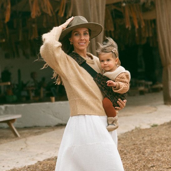 Echarpe de portage leopard pratique