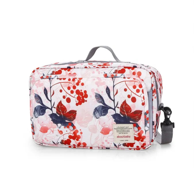 sac-a-langer-bebe-fleurs-rouge-bleu
