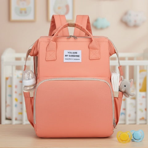 sac a langer lit rose joli portable