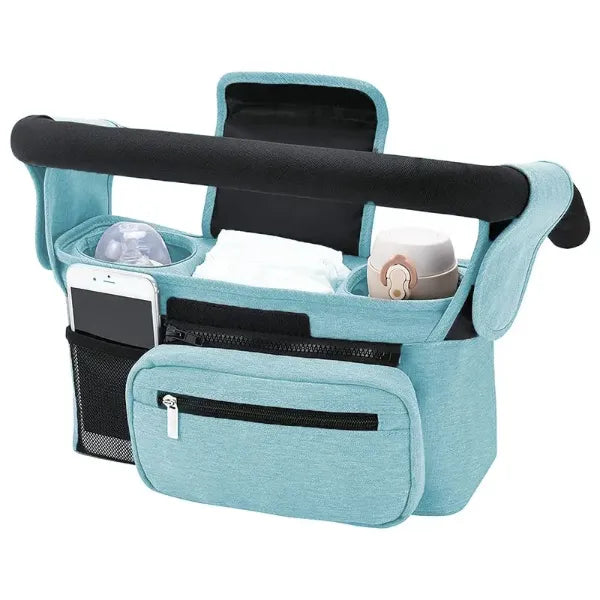 sac poussette bleu genial