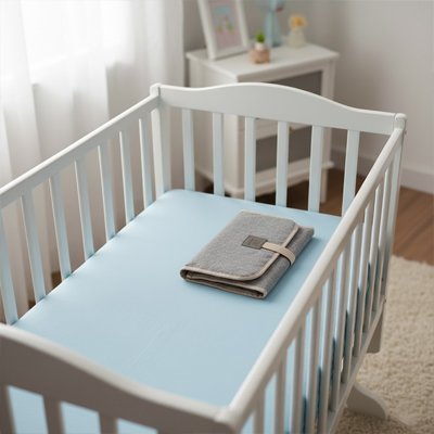 Tapis à langer nomade gris compact