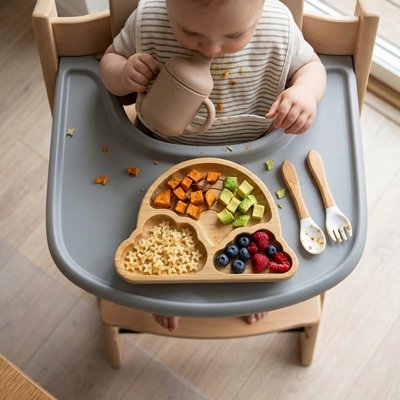 Vaisselle pour bebe attractive