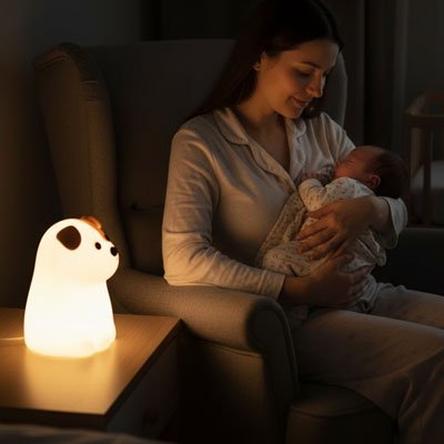 Veilleuse bébé transportable
