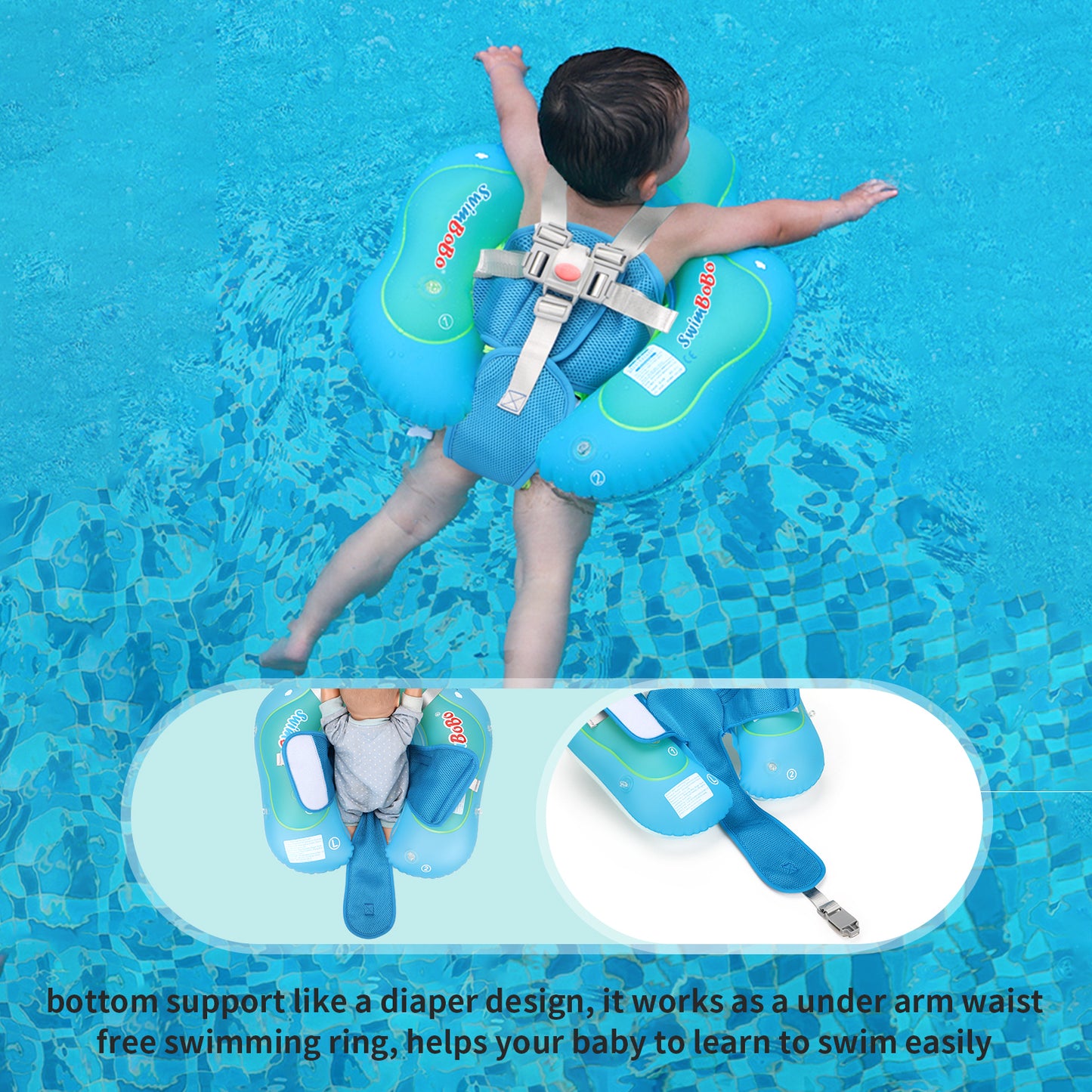 Bouée bébé | Anti-UV avec auvent™