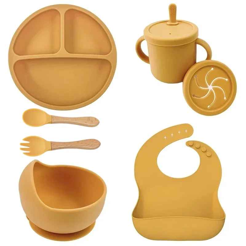 Assiette bébé ventouse | Silicone Antidérapante™