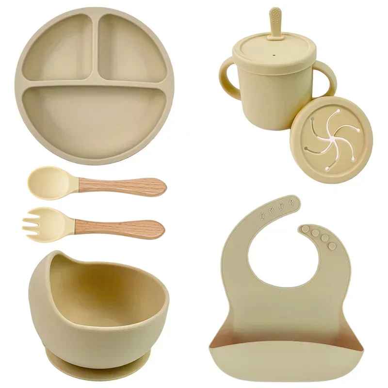 Assiette bébé ventouse | Silicone Antidérapante™
