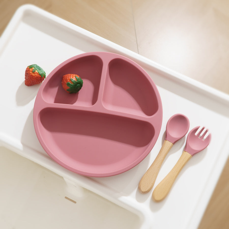 Assiette bébé ventouse | Ultra-adhérente silicone™