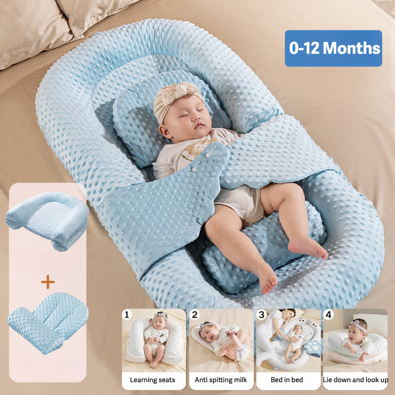 Oreiller de pente anti-reflux pour bébé | Hypoallergénique™