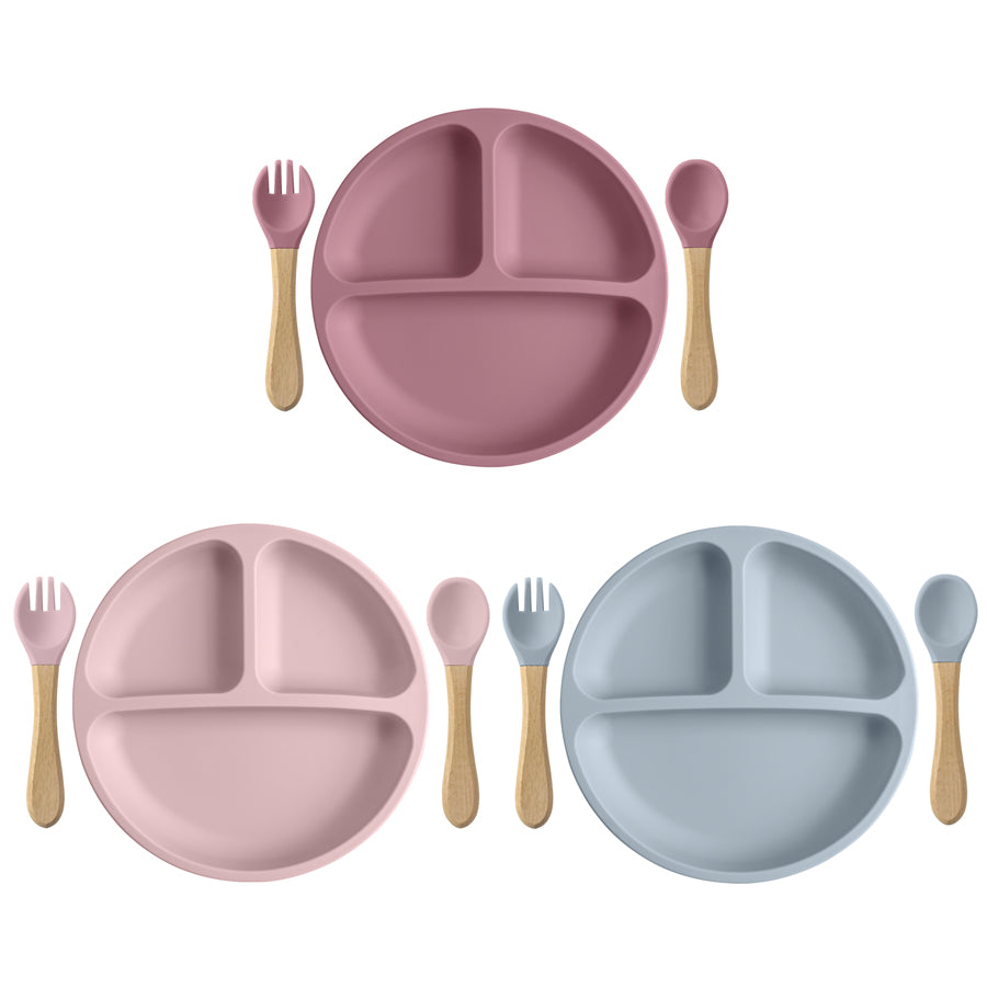Assiette bébé ventouse | Ultra-adhérente silicone™