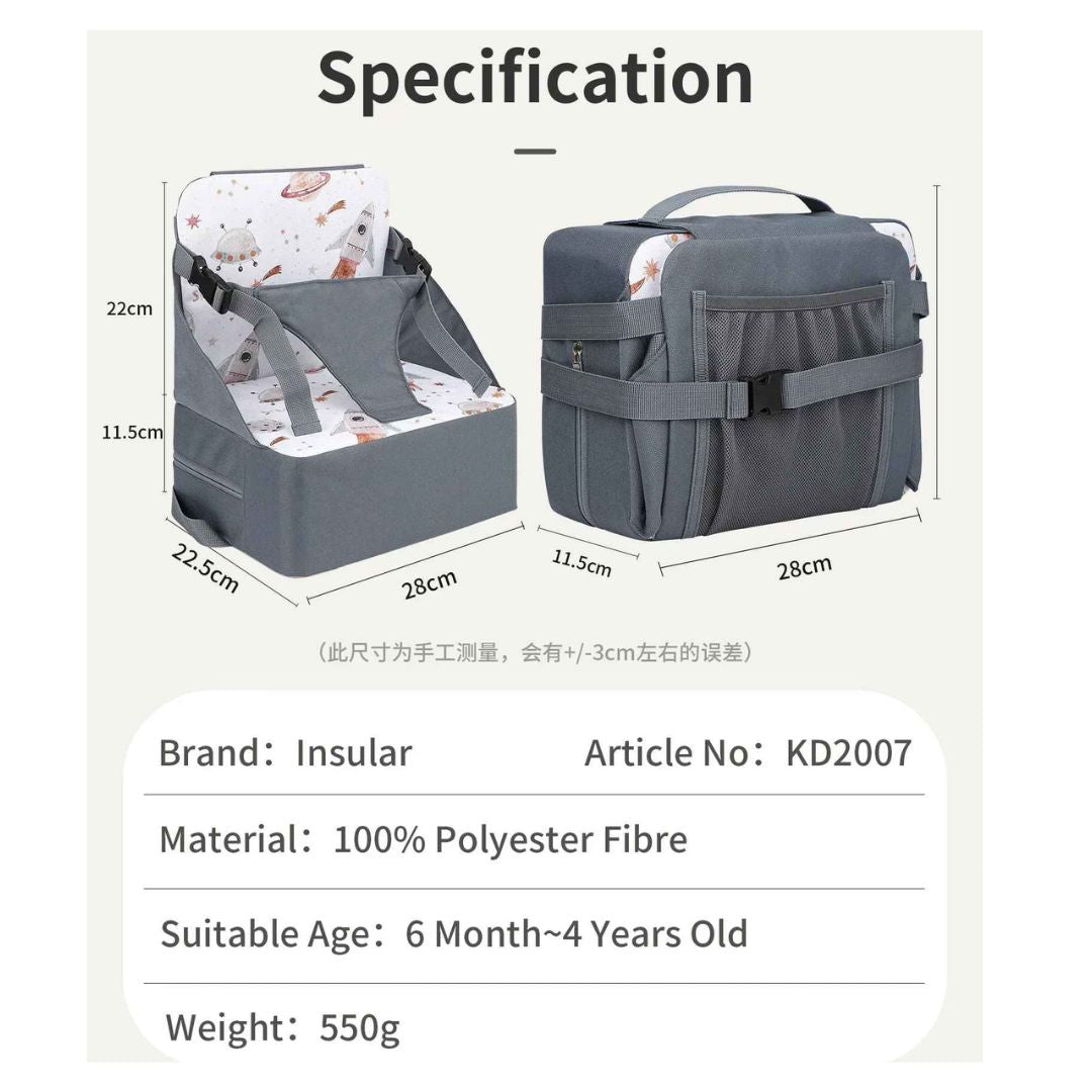 Harnais portatif bebe pour chaise haute  | Portatif-Seat™