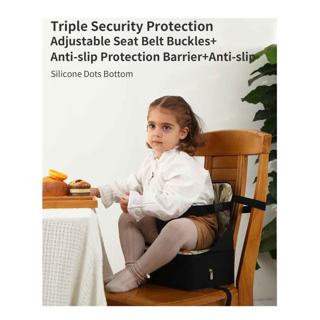 Harnais portatif bebe pour chaise haute  | Portatif-Seat™