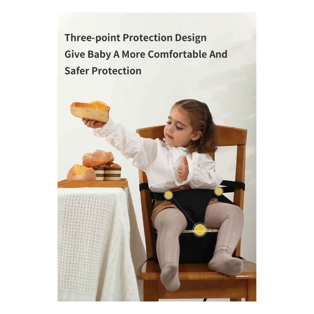 Harnais portatif bebe pour chaise haute  | Portatif-Seat™