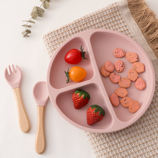 Assiette bébé ventouse | Ultra-adhérente silicone™