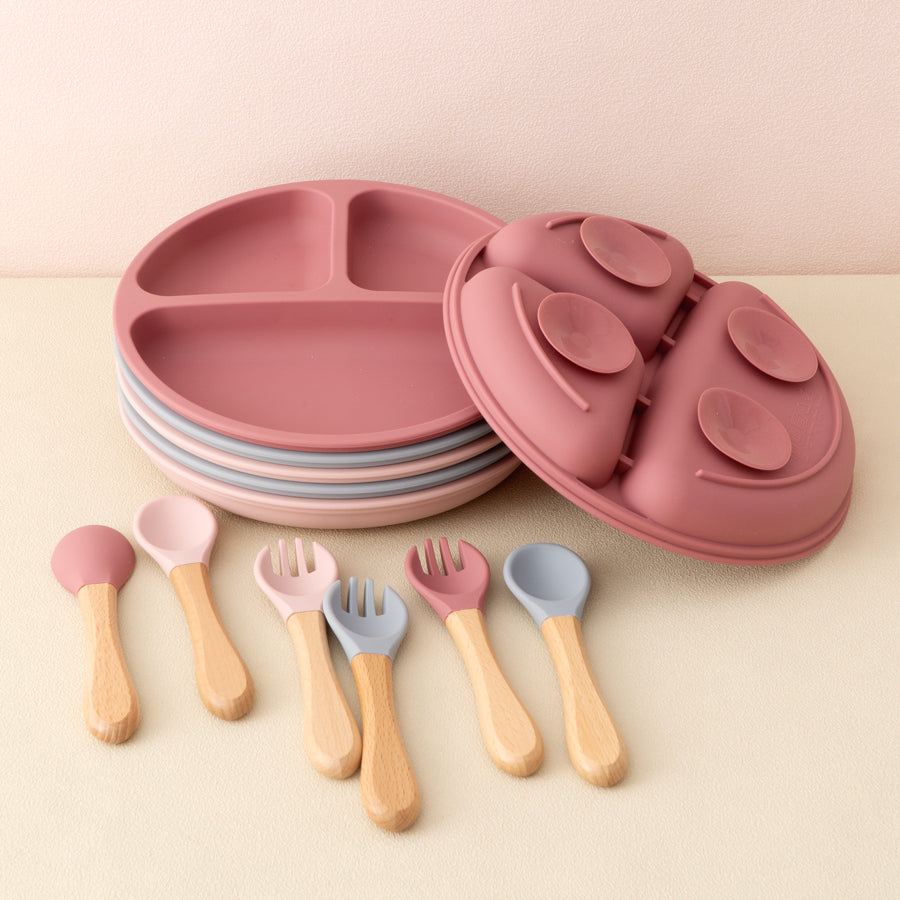 Assiette bébé ventouse | Ultra-adhérente silicone™