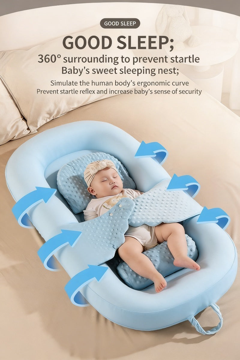Oreiller de pente anti-reflux pour bébé | Hypoallergénique™