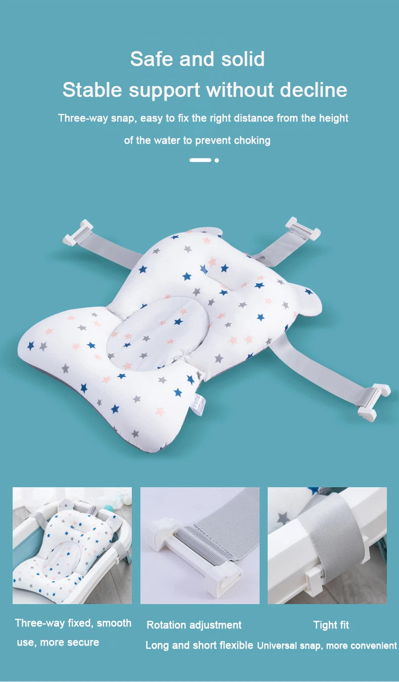 Coussin de bain réglable | Mains libres sécurisé™