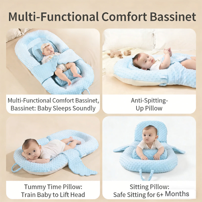 Oreiller de pente anti-reflux pour bébé | Hypoallergénique™