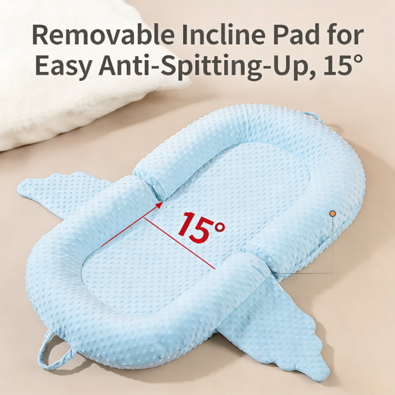 Oreiller de pente anti-reflux pour bébé | Hypoallergénique™