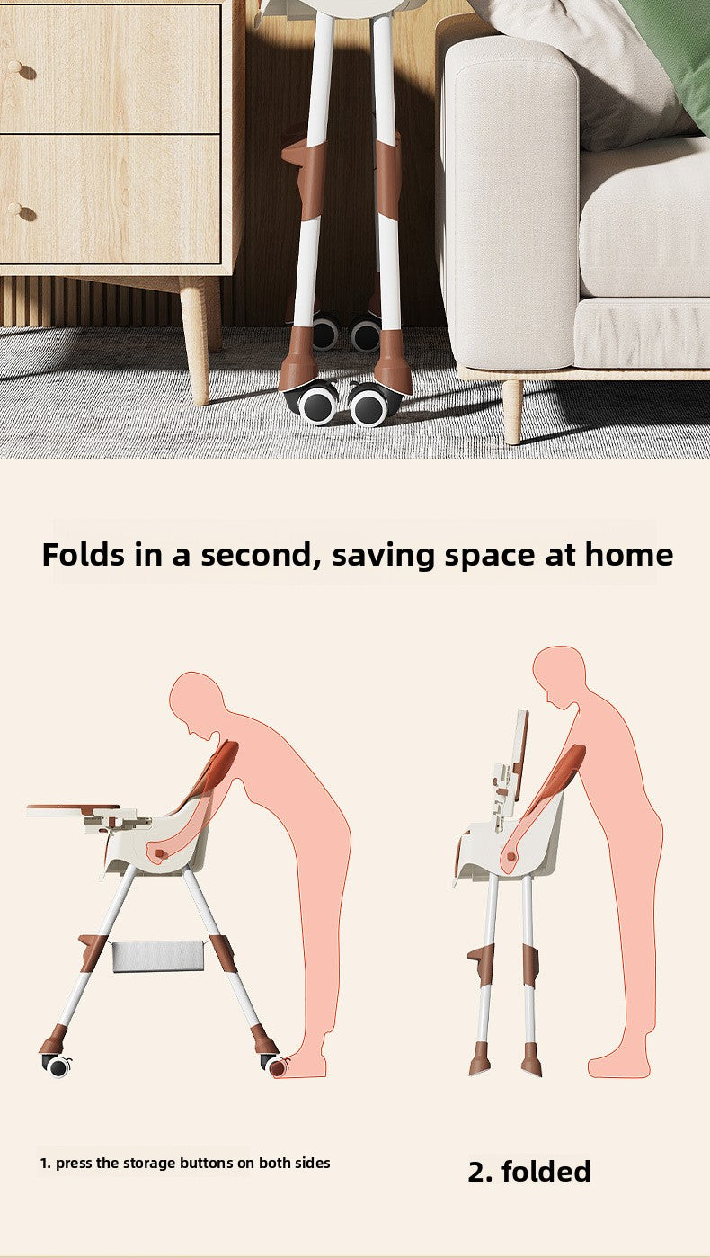 Chaise haute multifonctionnelle réglable | 3-en-1™