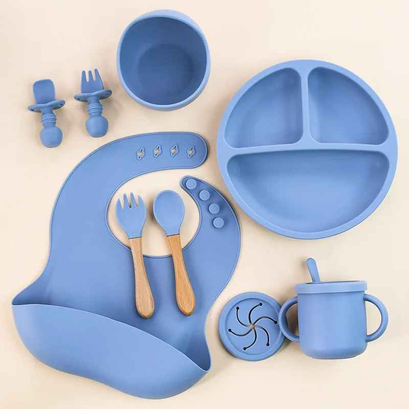 Assiette bébé ventouse | Silicone Antidérapante™