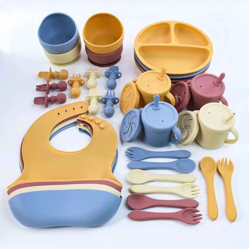Assiette bébé ventouse | Silicone Antidérapante™