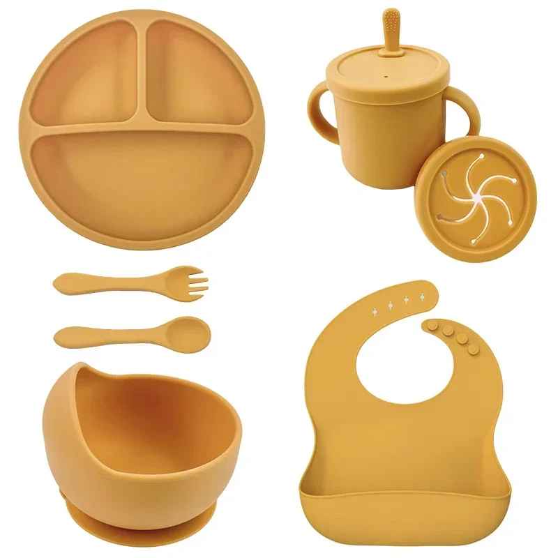 Assiette bébé ventouse | Silicone Antidérapante™