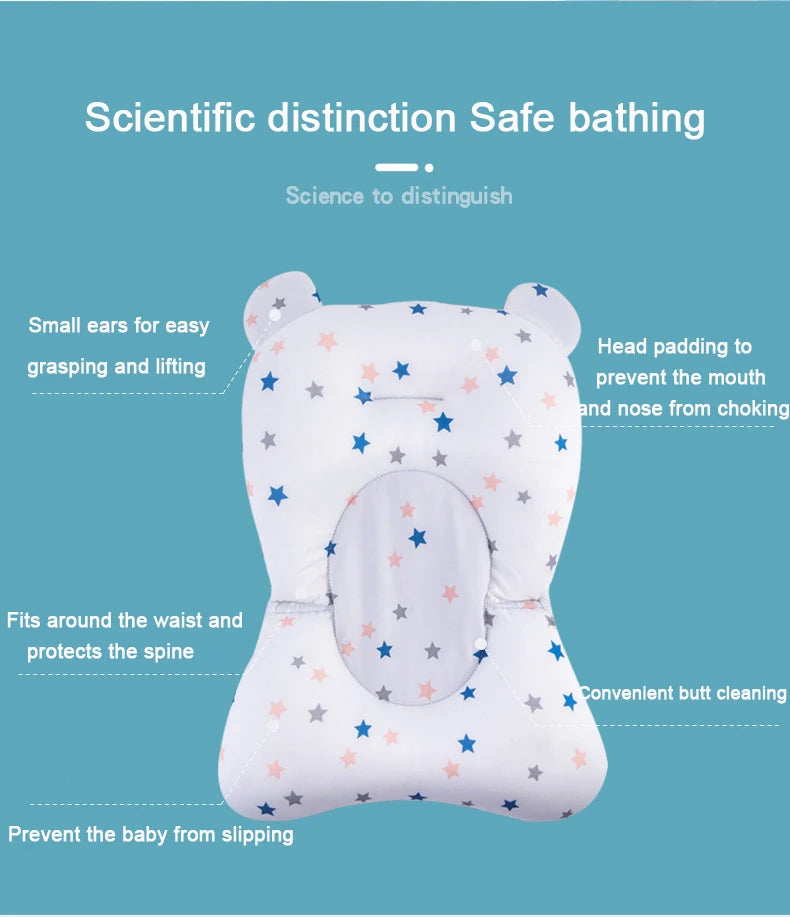 Coussin de bain réglable | Mains libres sécurisé™