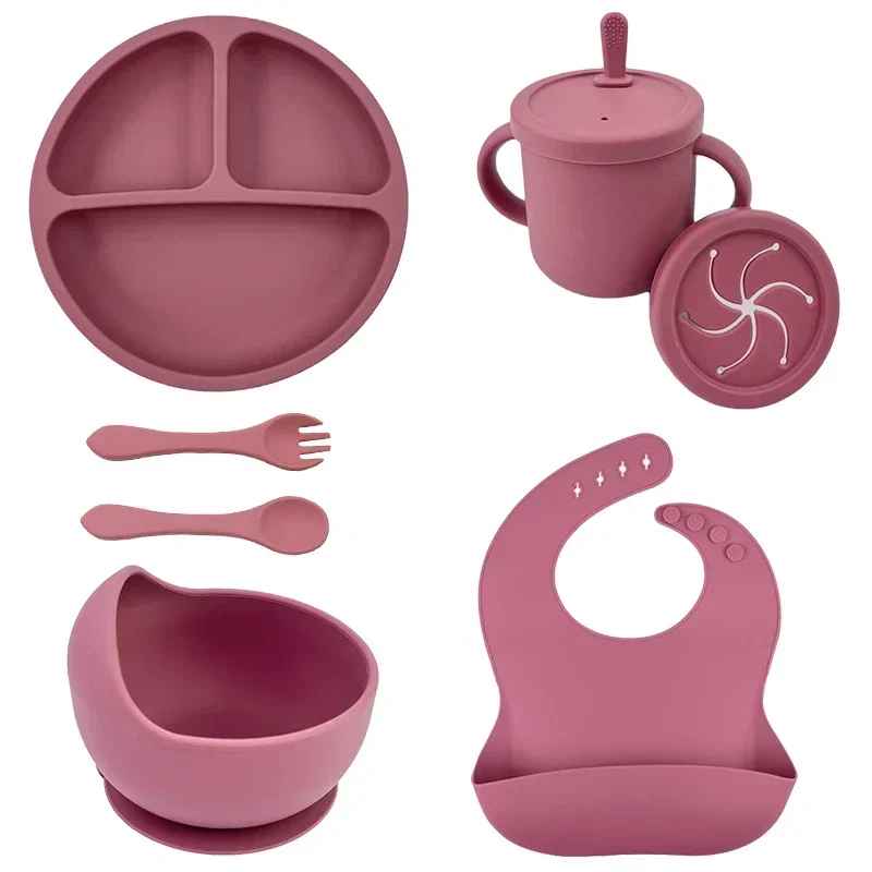 Assiette bébé ventouse | Silicone Antidérapante™
