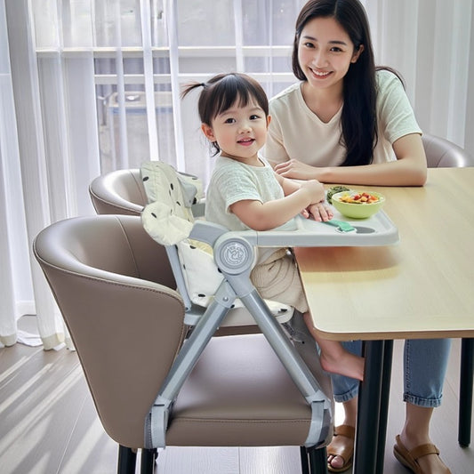 Chaise haute Portable pour bébé curieux