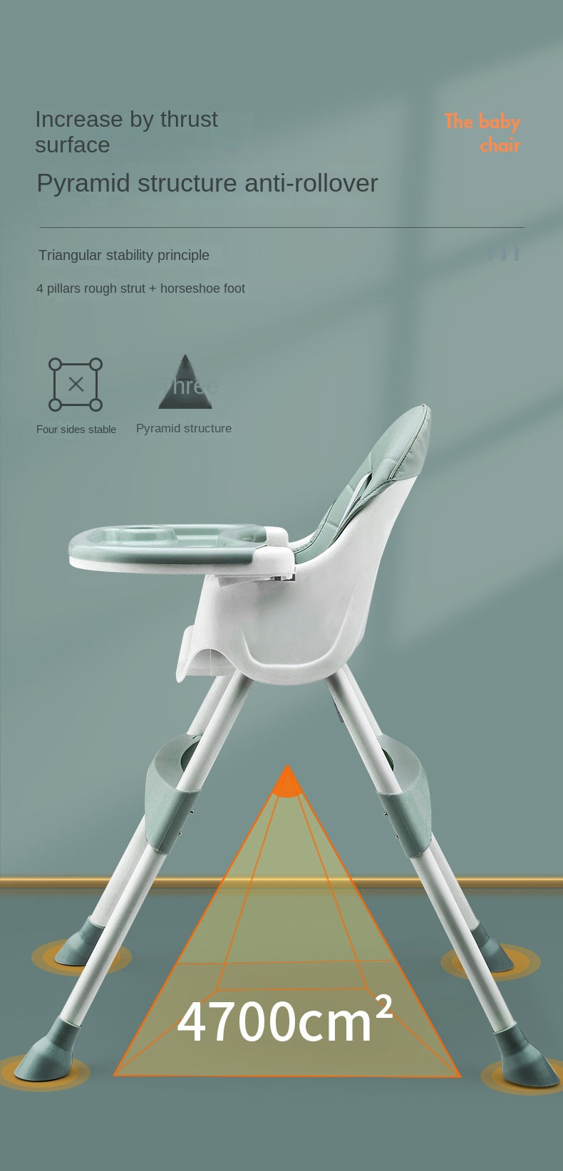 Chaise-haute-réglable-triangle