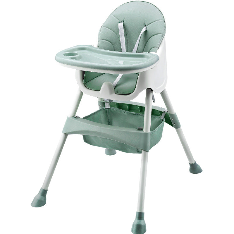 Chaise haute réglable vert