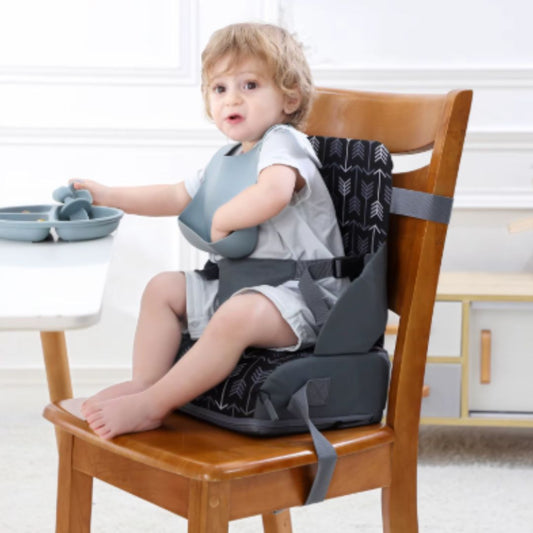 Harnais bébé portatif pour chaise haute curieux