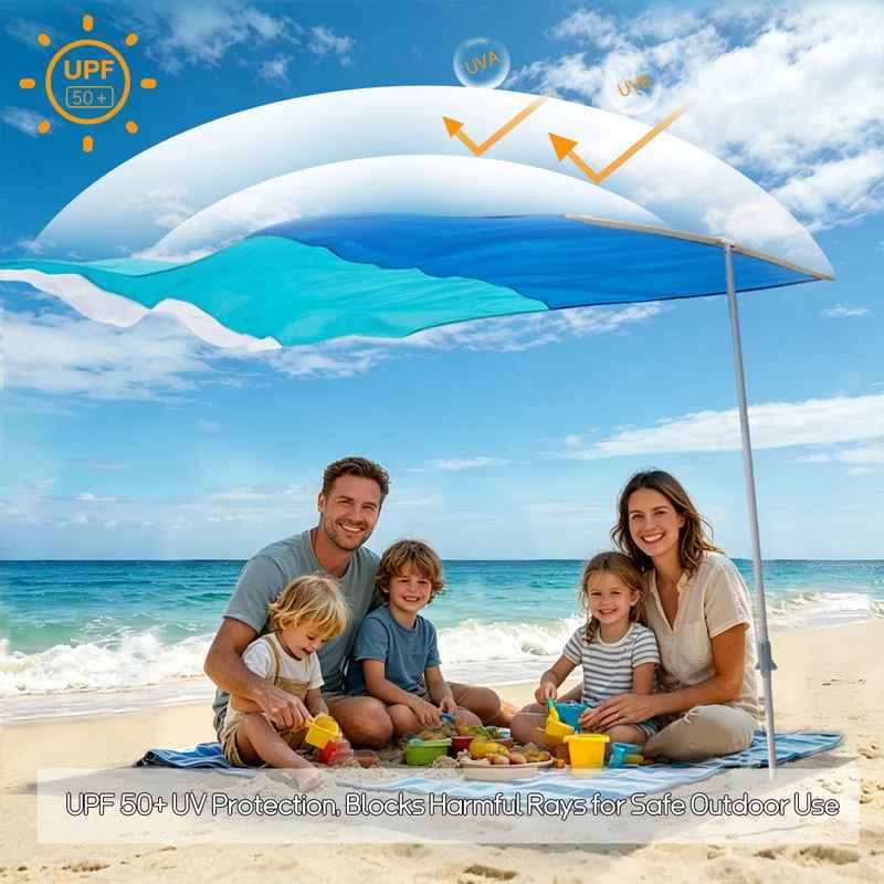 Parasol de plage léger protection