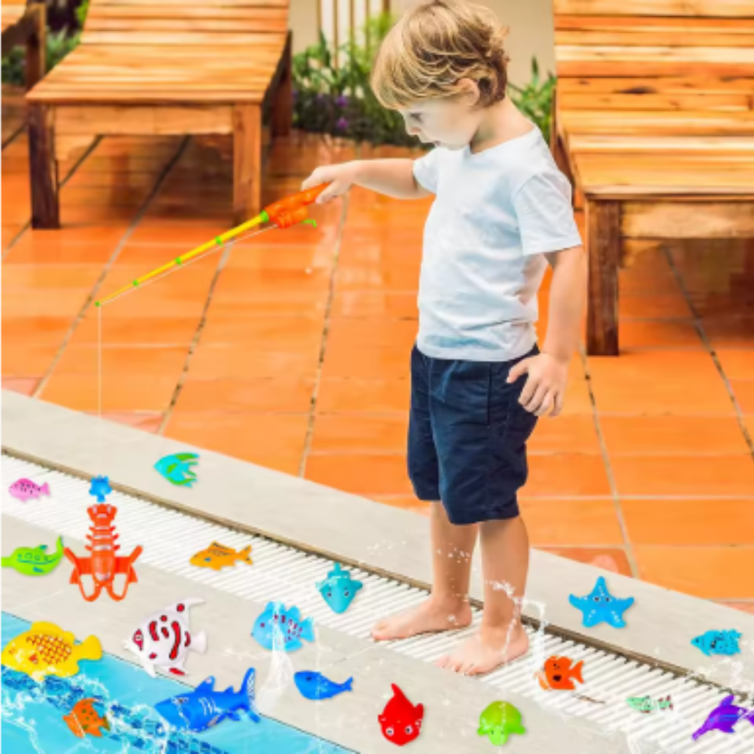Piscine à jouets attentionné 