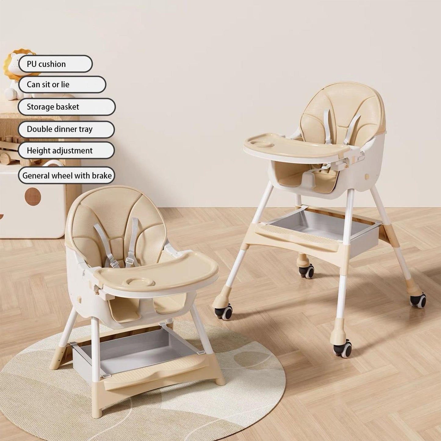 Siege rehausseur de chaise haute flash