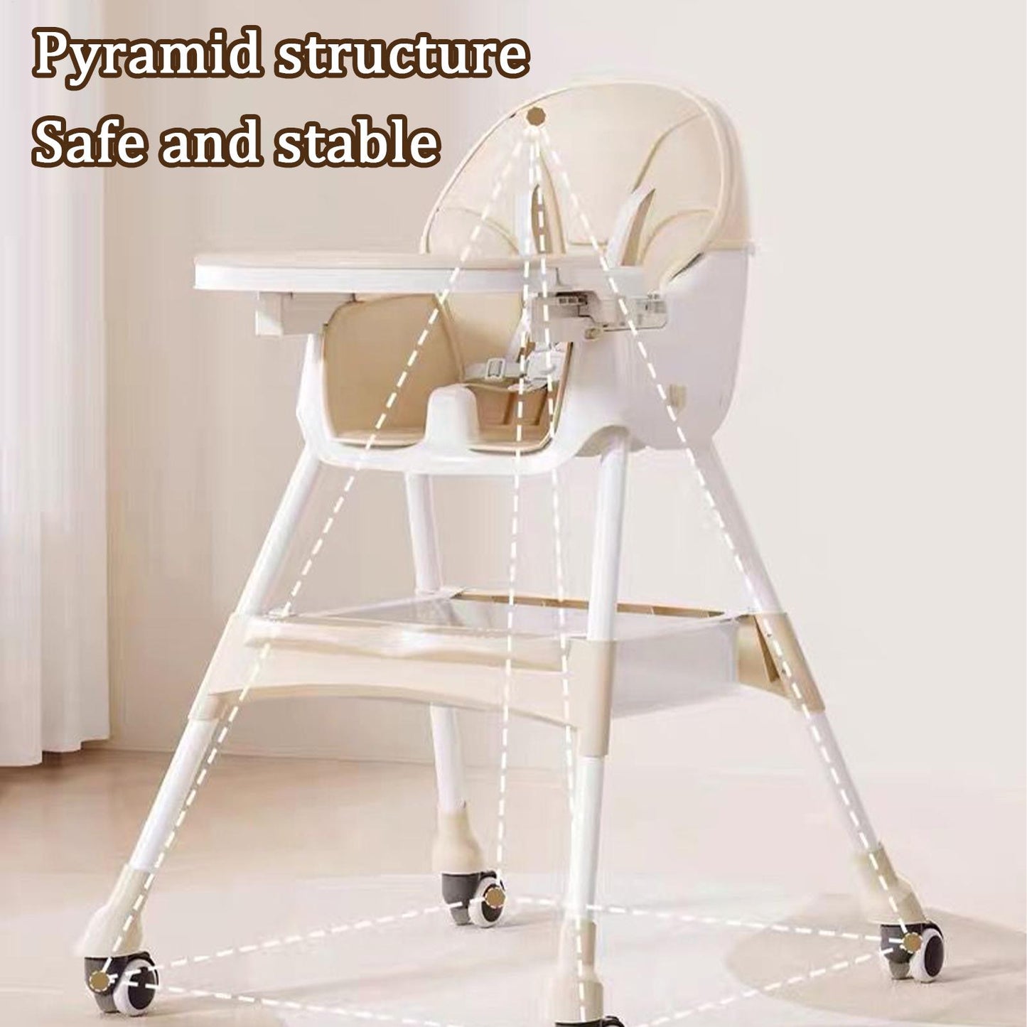 Siège rehausseur de chaise haute triangle