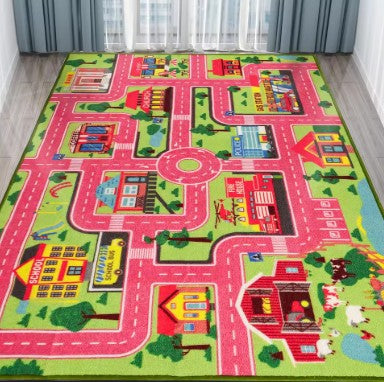 Tapis de jeu pour bébé rose