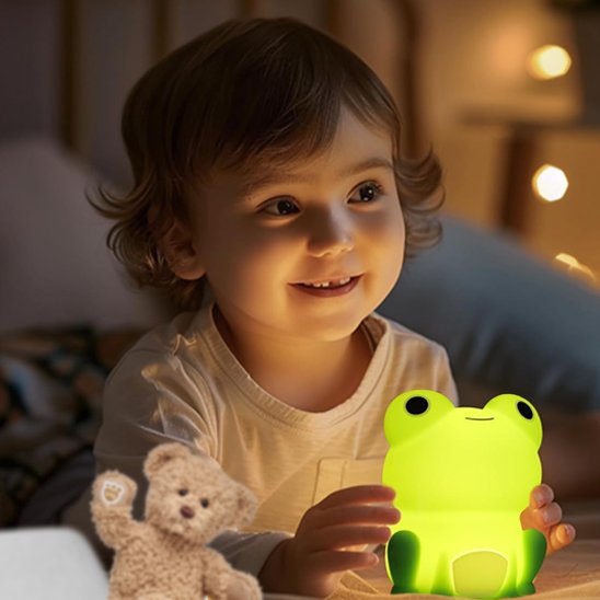 Veilleuse bébé souriant