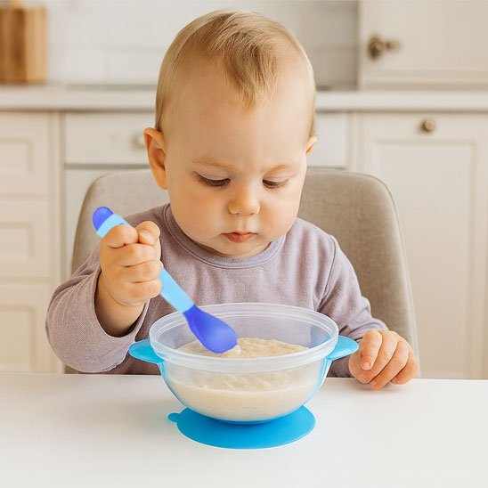 Assiette bebe ventouse favorisant 