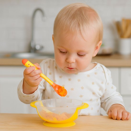 Assiette bebe ventouse stabilité 