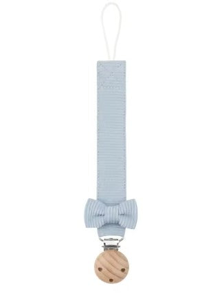 attache tétine bleue