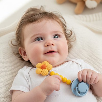 Attache tetine captivant