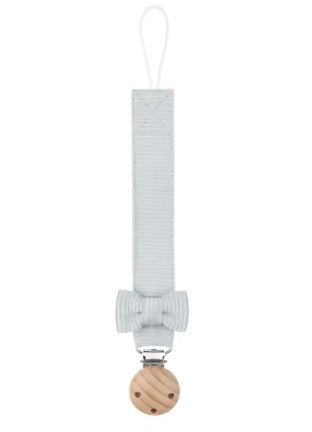 attache tétine gris