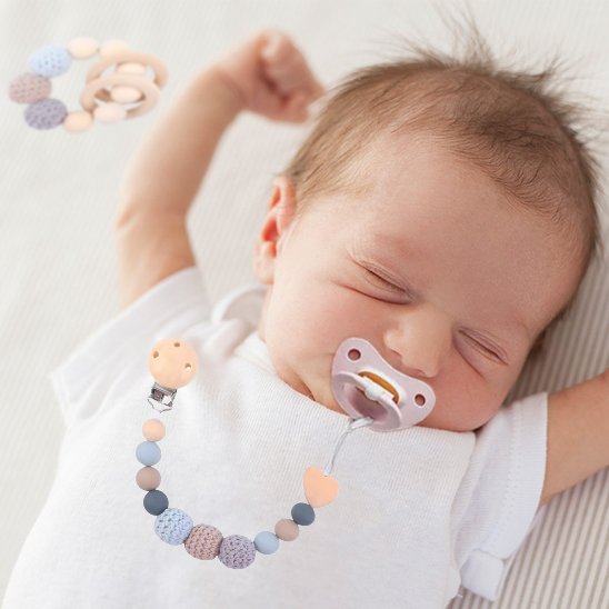 Attache tétine pratique 