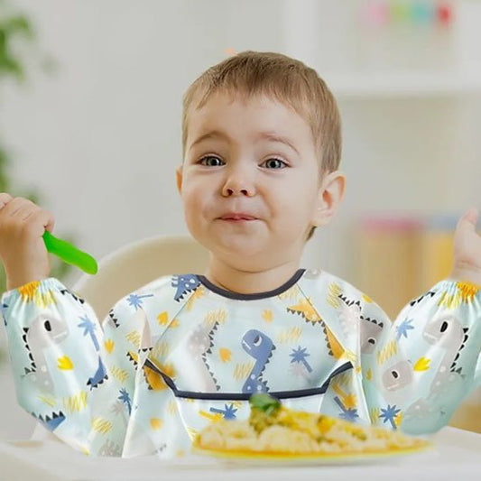 Bavoir manche longue bonheur 