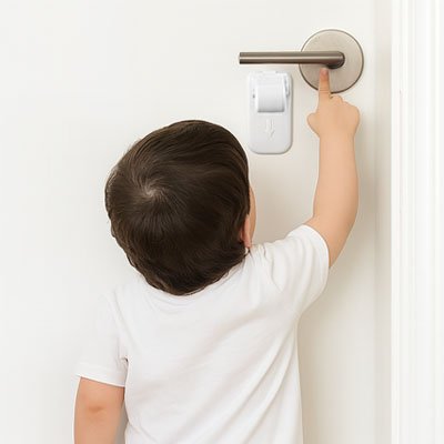 Bloque porte bebe verrouillage