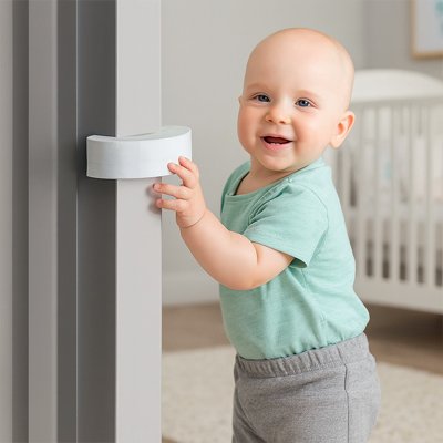 Bloque porte pour bebe adapte